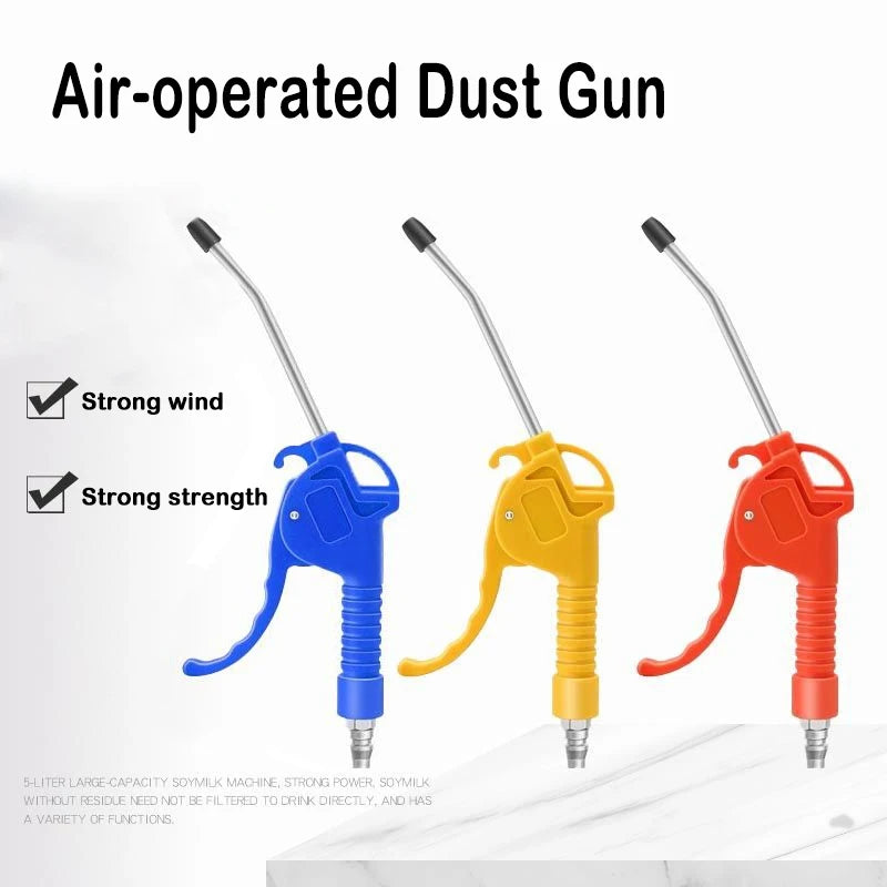 High-Pressure Pneumatic Dust Blower Air Tool with Extended Nozzle And Built-in Air Pump for Hardware Dust Removal Peaceful Pleasures Health and Wellness