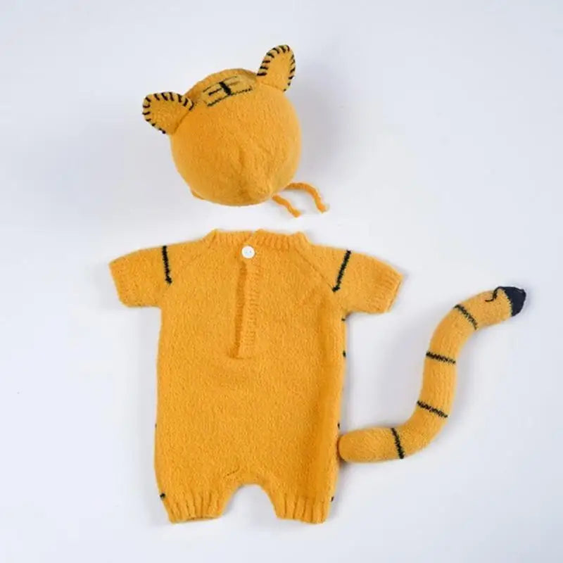 Crochet Newborn Photography Props Baby Costume Photoshoot Outfit
