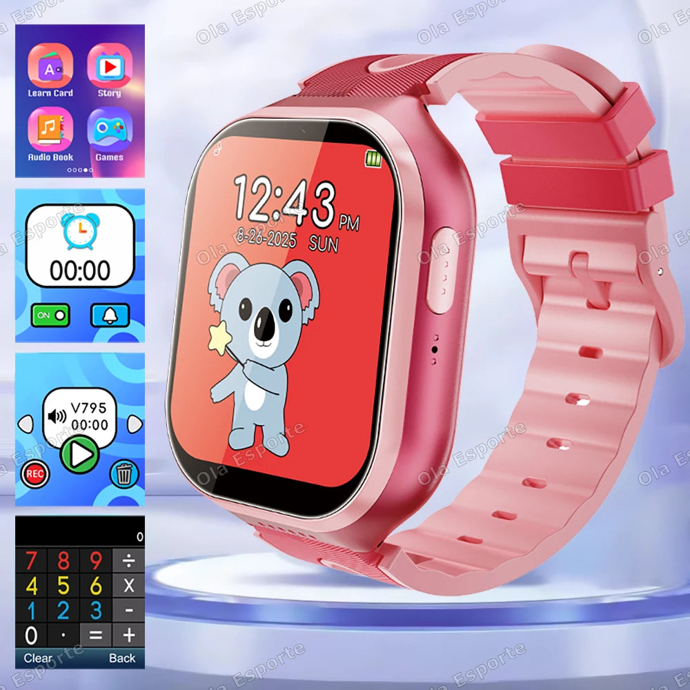 HT30 Kids Smartwatch – 1.83" HD, Camera & 22 Games