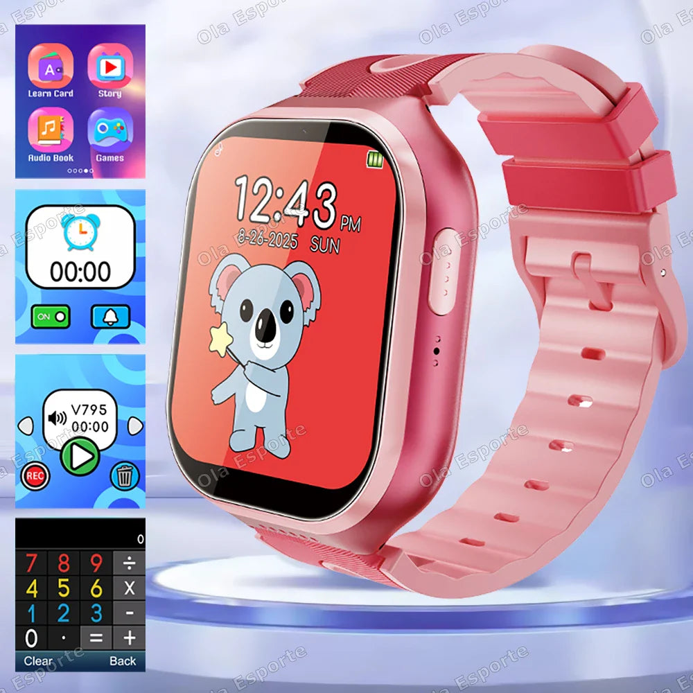 Kids Smartwatch 1.83" HD | 22 Games, Camera & Sleep Monitor – HT30