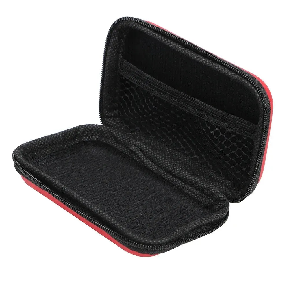 Portable PU Zipper Travel Cable & Electronics Organizer Bag