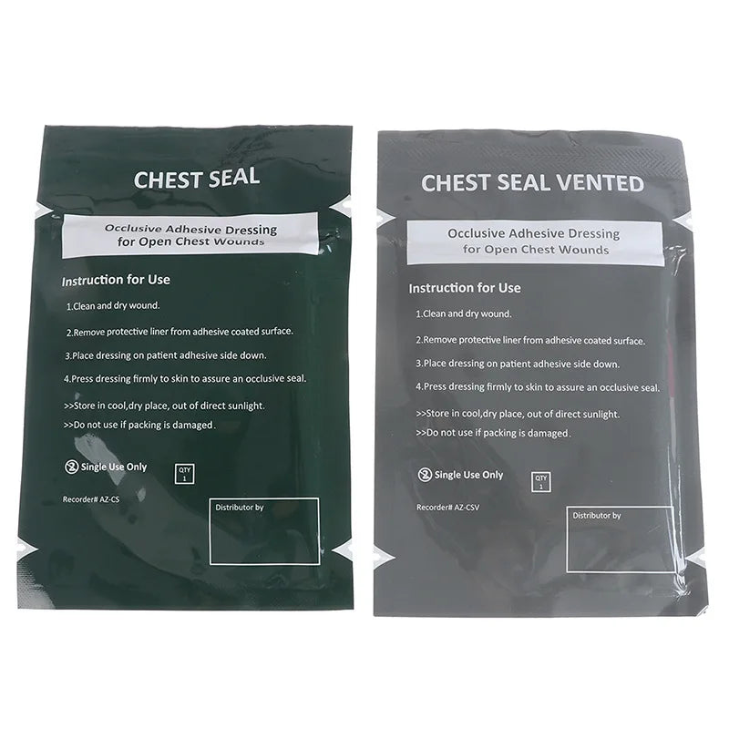 Thoracic Sealing Patch Set – Vented & Non-Vented | 17×20cm
