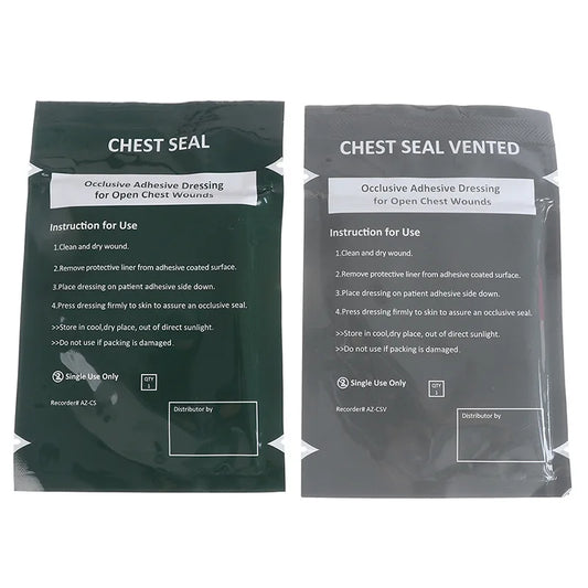 Chest Seal Training Bandage | First Aid Protective Equipment First Aid Training Gear Peaceful Pleasures Health and Wellness