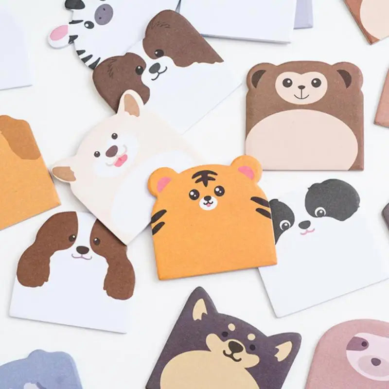 Cute Animal Shaped Sticky Notes – 240 or 960 Sheet Memo Pads