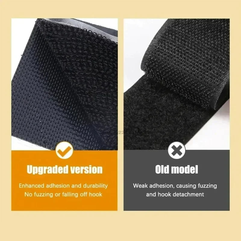 50-Pack Hook & Loop Fasteners – Self-Adhesive Car Floor Mat Grips