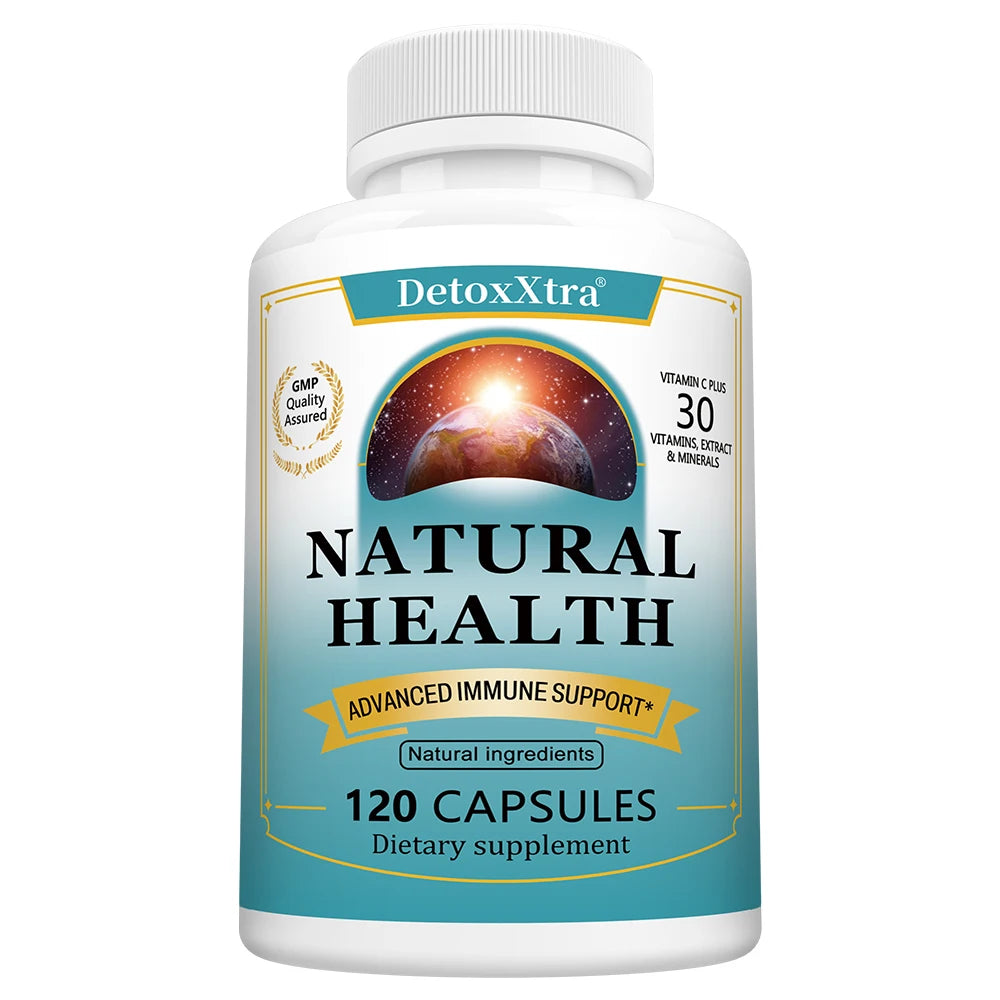 Immune Support Capsules with Elderberry, Garlic, Echinacea, Vitamin C & Zinc, Support Energy, Focus & Overall Body Wellness Peaceful Pleasures Health and Wellness 120 count-1 bottle