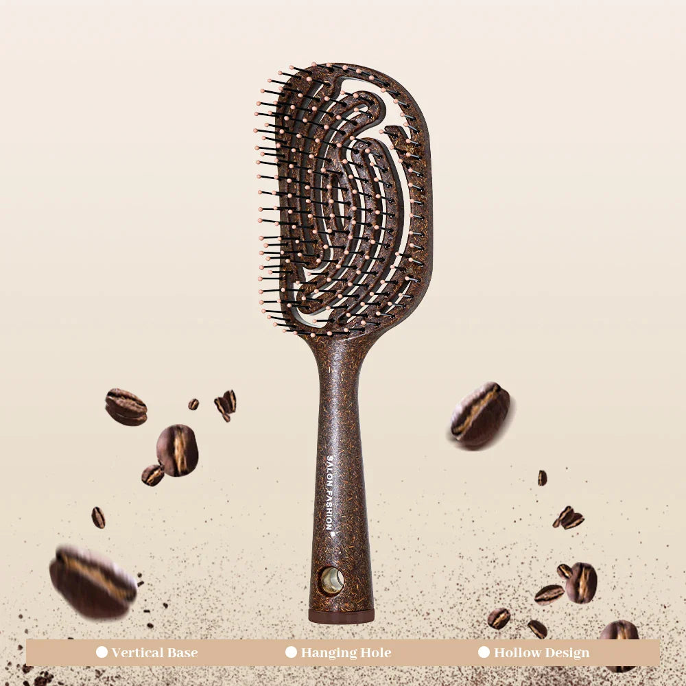 Wheat Straw Hair Massage Comb – Detangle & Quick-Dry Brush