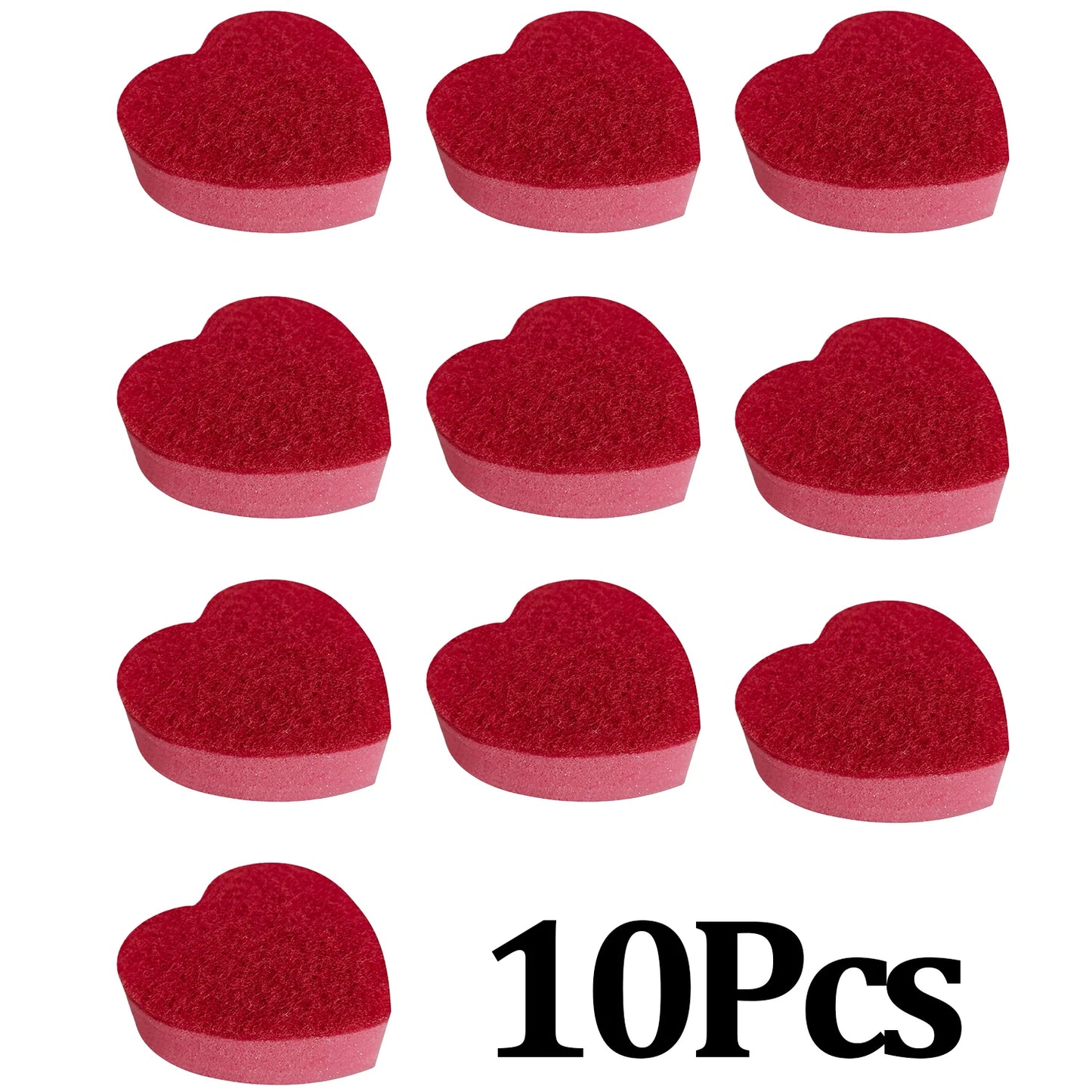Non-Scratch Kitchen Scrub Sponges for Dishes & Stovetop Kitchen Scrub Sponge Peaceful Pleasures Health and Wellness 10Pcs