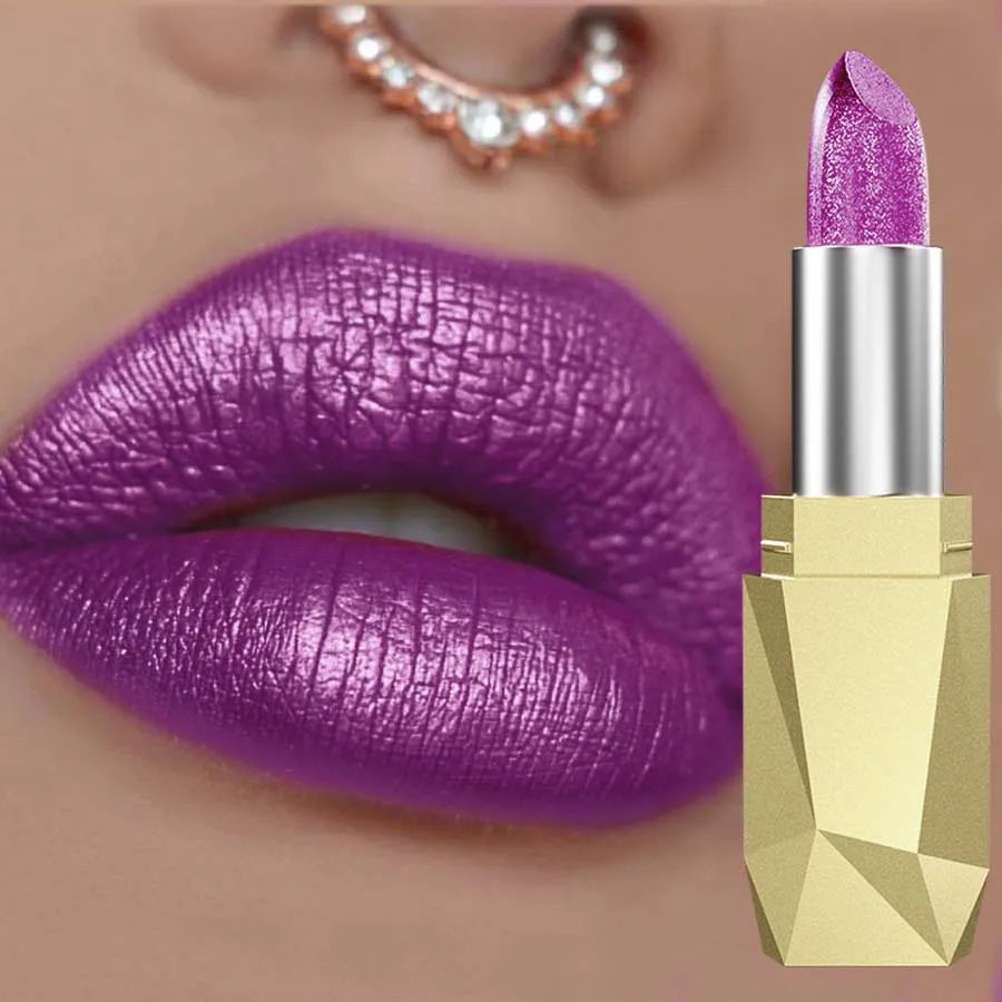 KAFURUX Diamond Shimmer Glitter Lip Tint – Waterproof Lip Oil