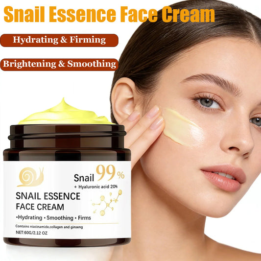 Snail Mucin Face Cream – Anti-Aging, Firming & Brightening