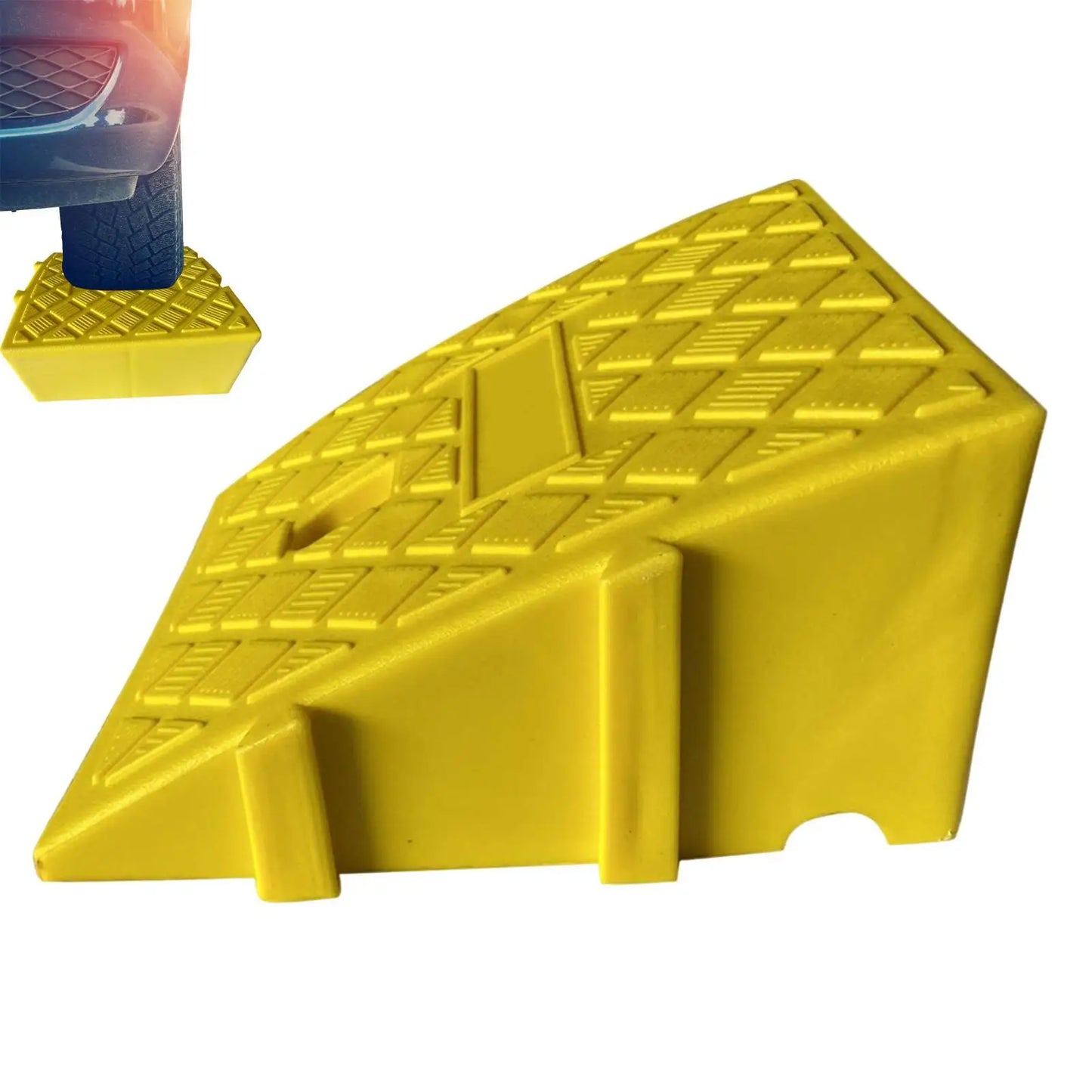 Portable PVC Curb Ramp | Non-Slip Driveway Threshold Ramp