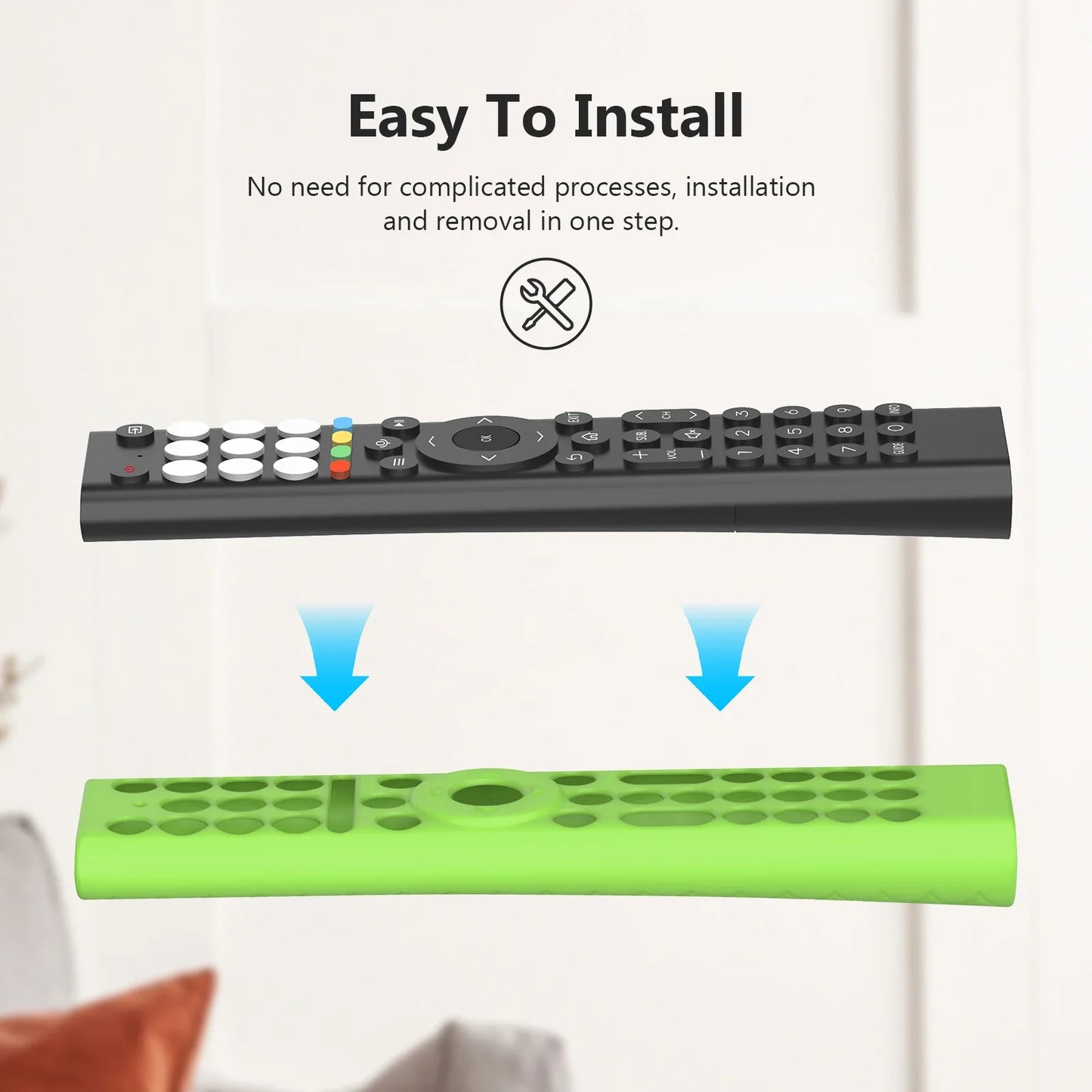 Hisense ERF2K38H Remote Silicone Case – Anti-Scratch Cover