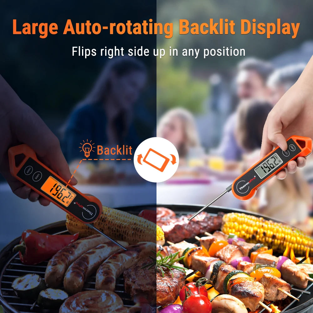 Electronic Food Thermometer Barbecue Temperature Outdoor Oven Temperature Oven Thermometer Practical Kitchen Tools Fast Reading Peaceful Pleasures Health and Wellness