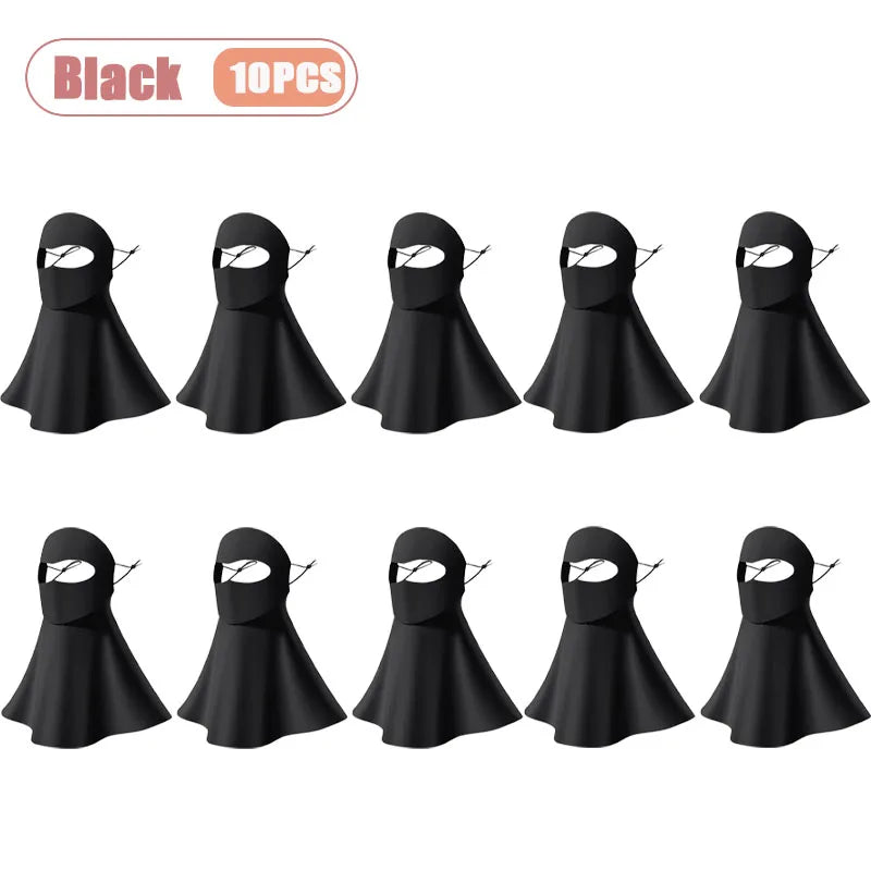 Ice Silk Face Mask UPF 50+ Cooling UV Sun Protection Gaiter