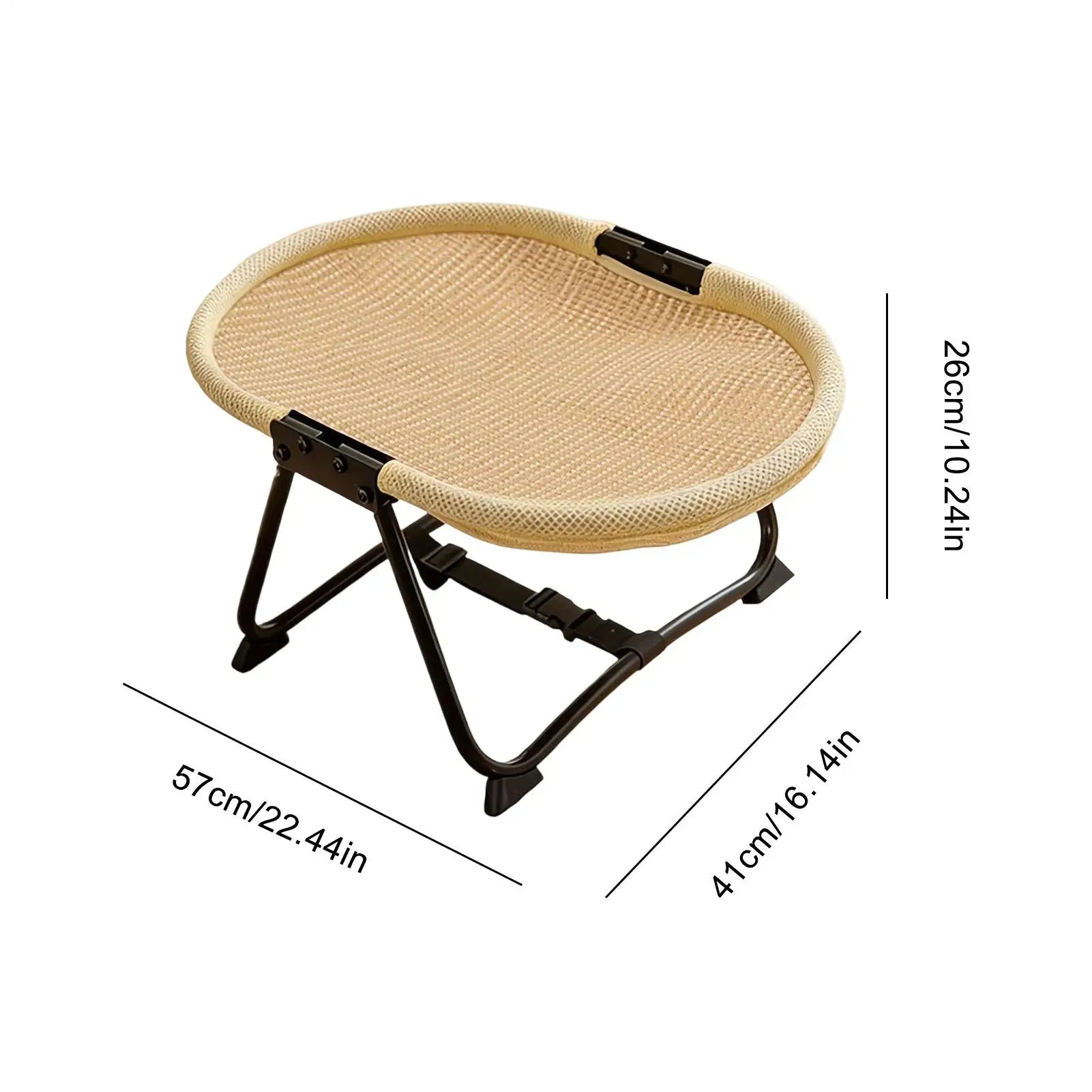 Raised Dog Bed Foldable Breathable Soft Mat Indoor Camping Cat Cot Beds For Small Medium Kitten Puppy Indoor Outdoor Home Garden Peaceful Pleasures Health and Wellness