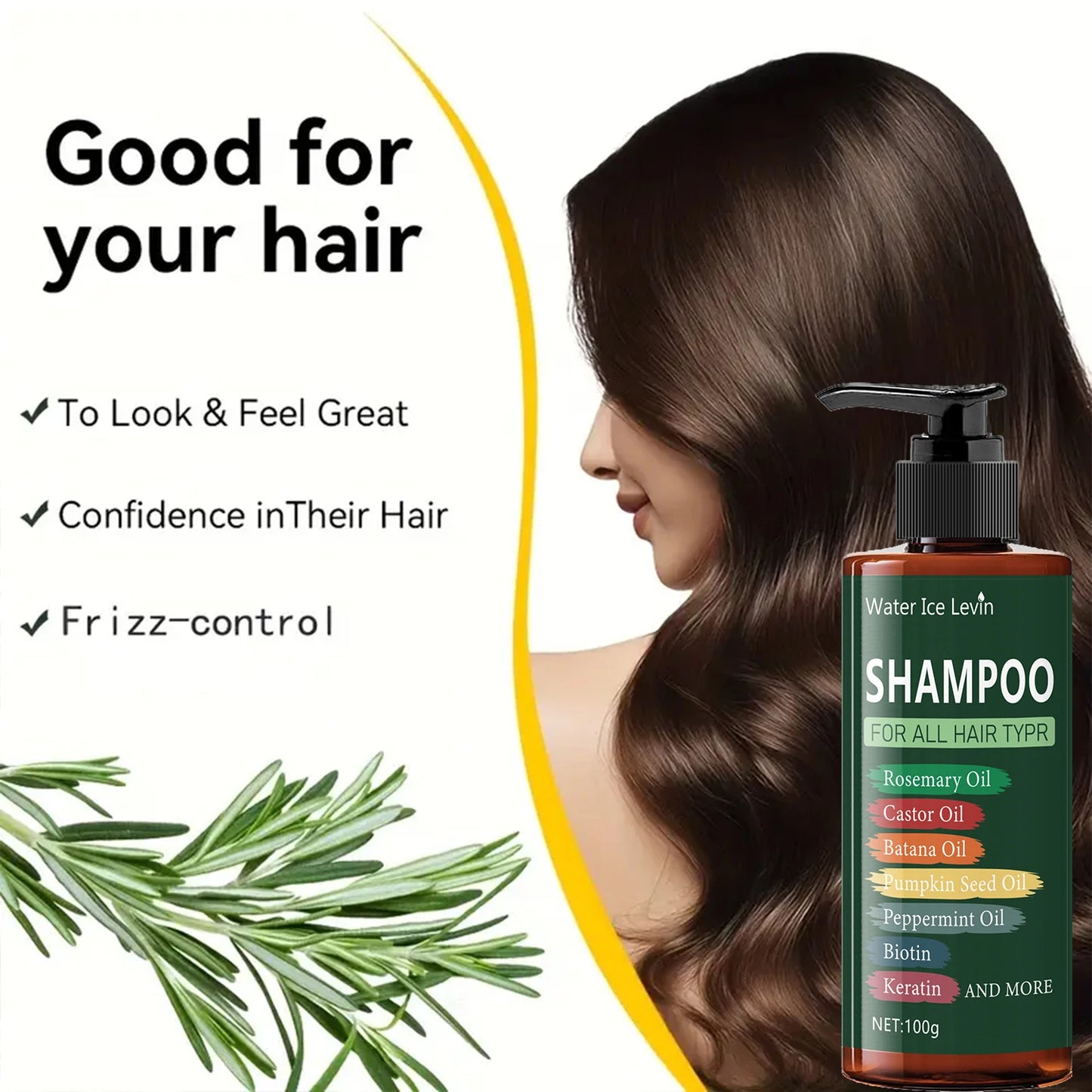 7-in-1 Biotin & Keratin Shampoo | Cooling & Moisturizing 250g