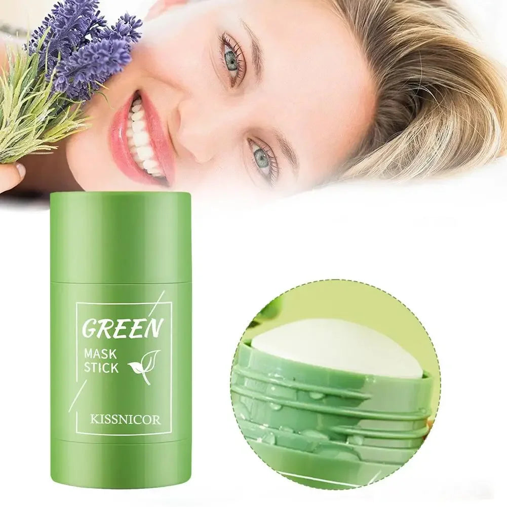 SAKSRAAR Green Tea Solid Face Mask 40g – Pore Cleansing Stick