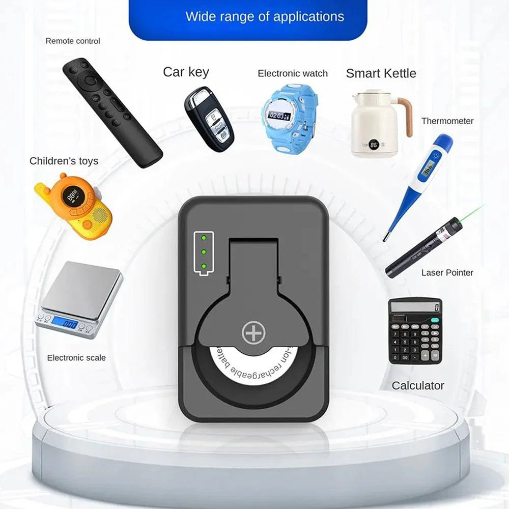 Type-C Coin Cell Battery Charger | LIR2032 2025 2016 & More
