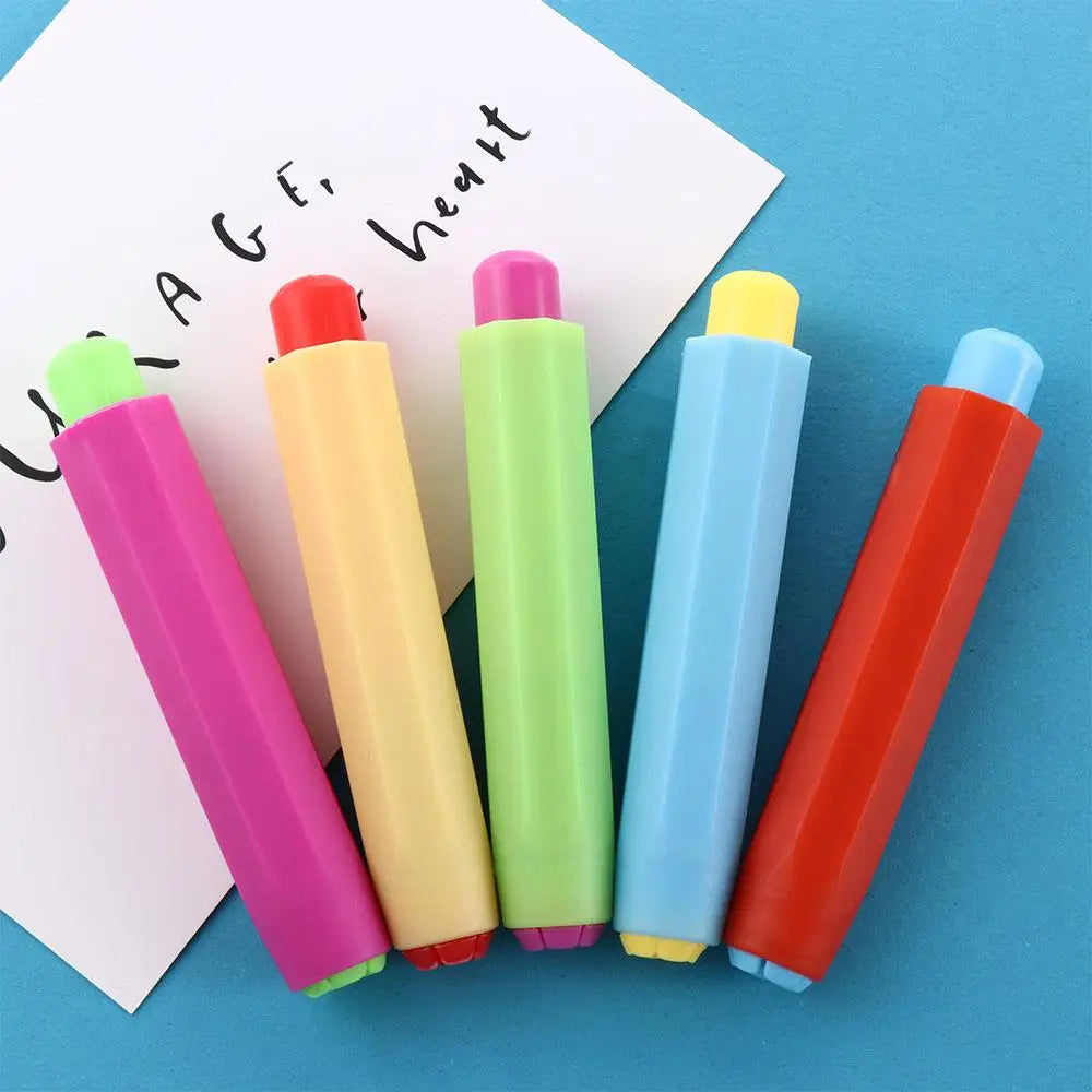 Offuce Healthy School Supplies Clean Teaching Hold Teaching On Chalkboard Non-toxic Chalk Clip Chalk Accessories Chalk Holder Peaceful Pleasures Health and Wellness