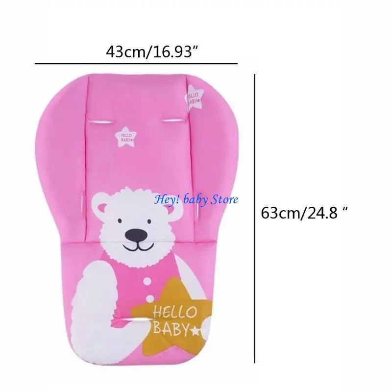 Infant Stroller Seat Cushion Liner – Soft Baby Mat & Pad