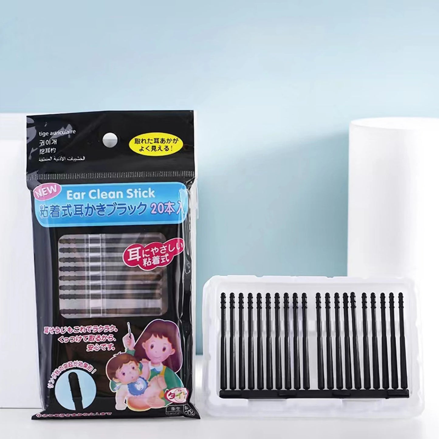 20pcs Soft Ear Scoop Sticky Adhesive Ear Wax Removal Stick for Women Men All Age People Peaceful Pleasures Health and Wellness