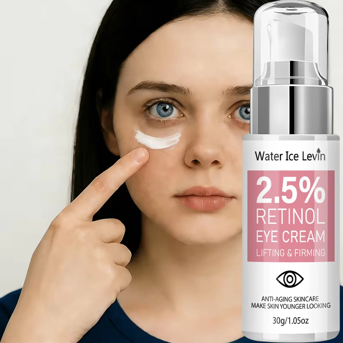 2.5% Retinol Eye Cream – Firming & Hyaluronic Acid | 30g Anti-Aging Eye Cream Peaceful Pleasures Health and Wellness
