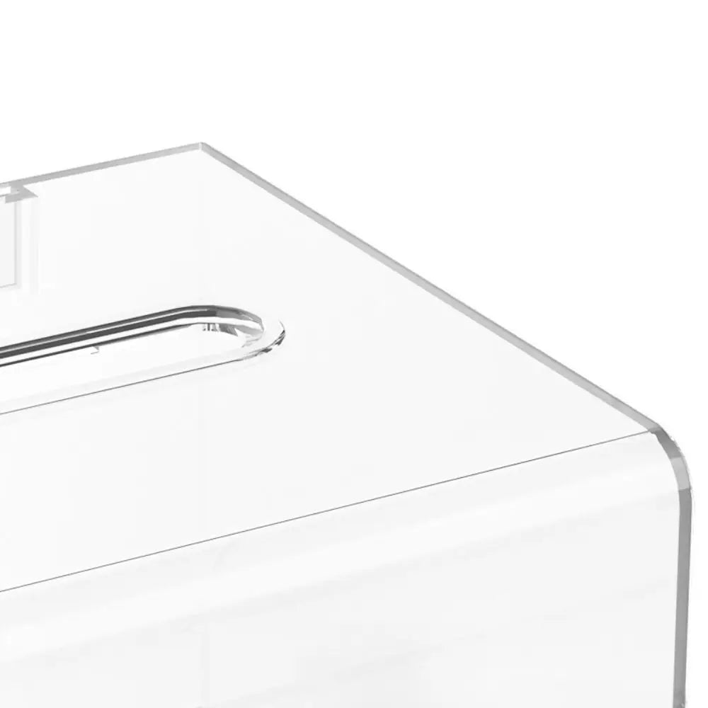 With Lock Acrylic Donation Box Voting Charity Sign Holder Portable Ballot Box Transparent Complaint Box Suggestion Box Peaceful Pleasures Health and Wellness