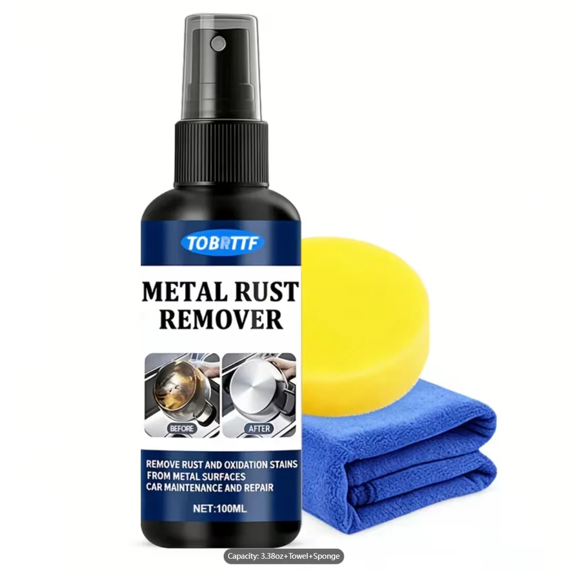 Metal Rust Remover Spray 100ml – Car & Kitchen Rust Cleaner