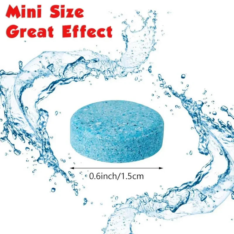 100pc Windshield Washer Fluid Effervescent Tablets Concentrated