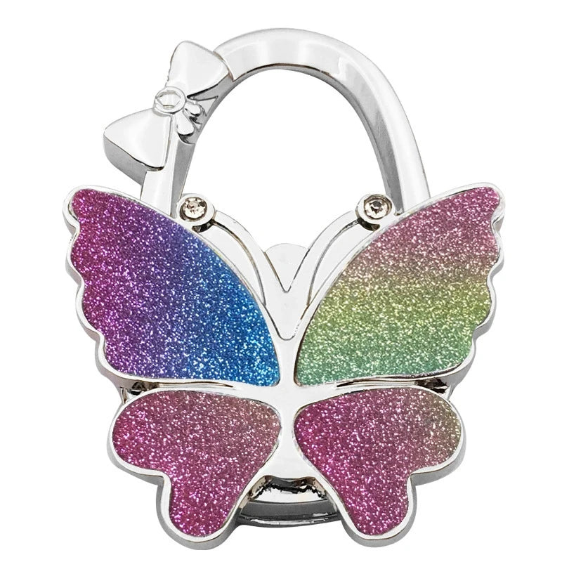 Butterfly Purse Hook – Foldable Handbag Table Hanger for Women