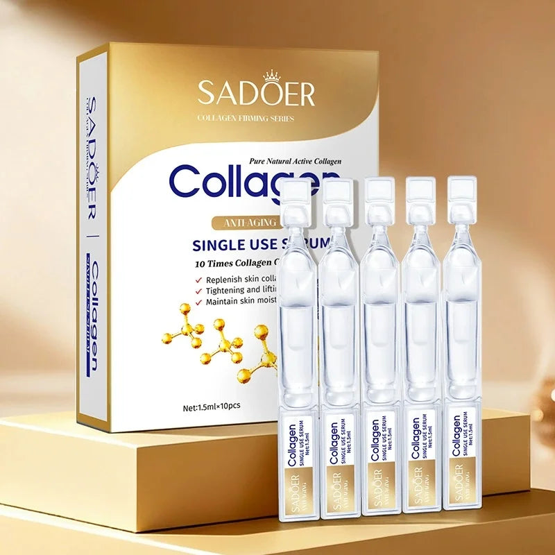 SADOER Collagen Anti-Wrinkle Face Serum | 15 Single-Use Vials