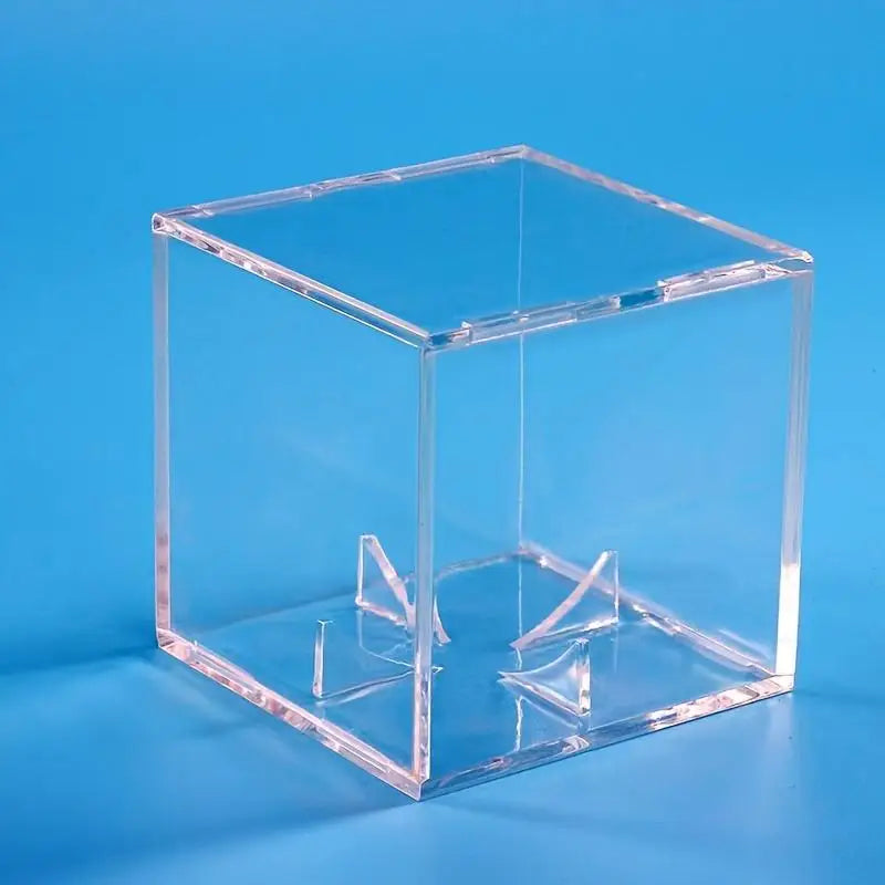 Transparent Acrylic Baseball Display Case, Standing Design, Dustproof Polycarbonate Material, Ideal for Collectible Memorabilia Peaceful Pleasures Health and Wellness