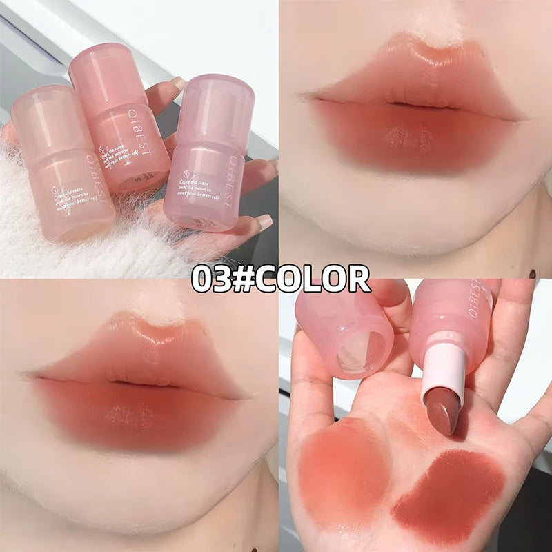 QIBEST Nude Matte Lipstick Waterproof And Sweatproof Lip Stain Sexy Red Lipstick Tinted Makeup For Women Long Lasting Lipstick Peaceful Pleasures Health and Wellness 03