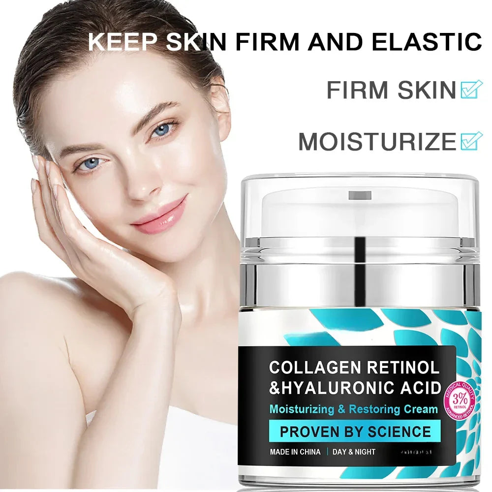 Hyaluronic Acid Retinol Face Cream – Firming & Brightening 60g