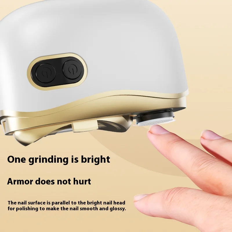 Automatic Electric Nail Trimmer with Light Rechargeable Nail Cutter for Manicure Baby Adult Grinding And Polishing Peaceful Pleasures Health and Wellness