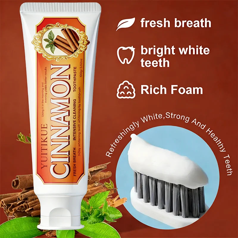 Cinnamon Toothpaste – Gum Protection & Fresh Breath | 100g Natural Toothpaste Peaceful Pleasures Health and Wellness