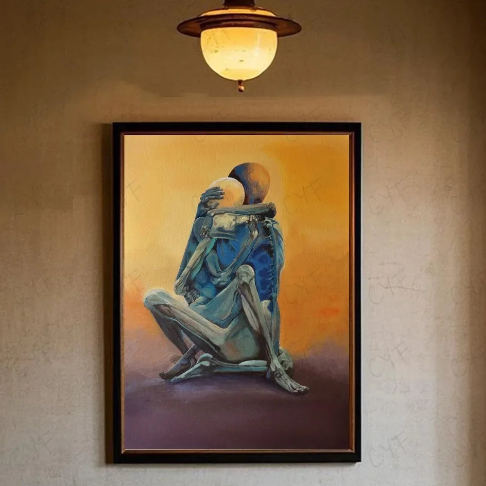 Famous Surrealism Artworks By Zdzislaw Beksinski Poster HD Art Prints for Home Living Room Bedroom Bar Aesthetic Wall Decor Peaceful Pleasures Health and Wellness z28 50x70cm Unframed