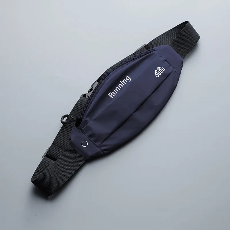 Reflective Waterproof Running Waist Bag | Phone Sports Fanny Pack Sports Waist Pack Peaceful Pleasures Health and Wellness DEEP BLUE