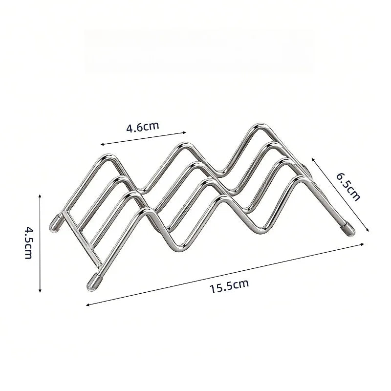 Stainless Steel Drainage Soap Dish | Anti-Slip Bar Soap Holder
