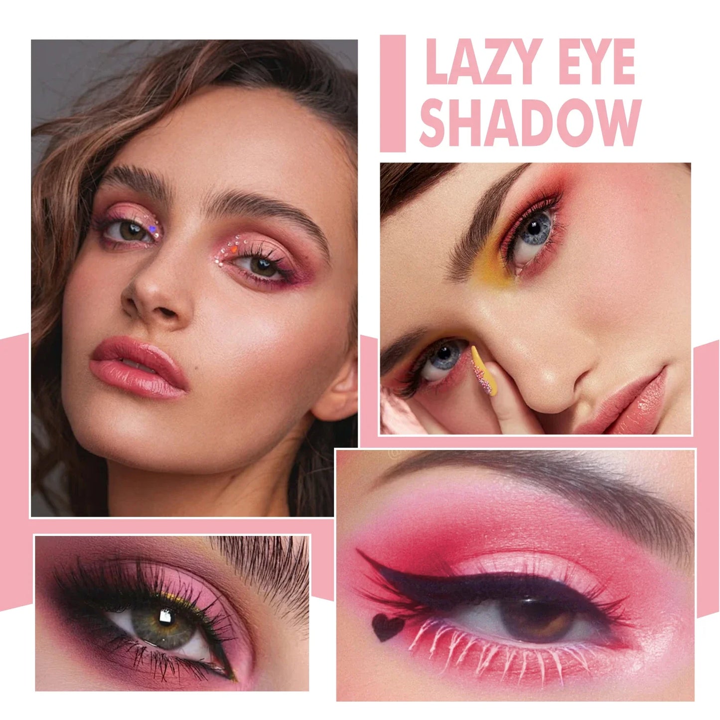 Eyeshadow Palette & Waterproof Eyeliner Set – 8+ Shades