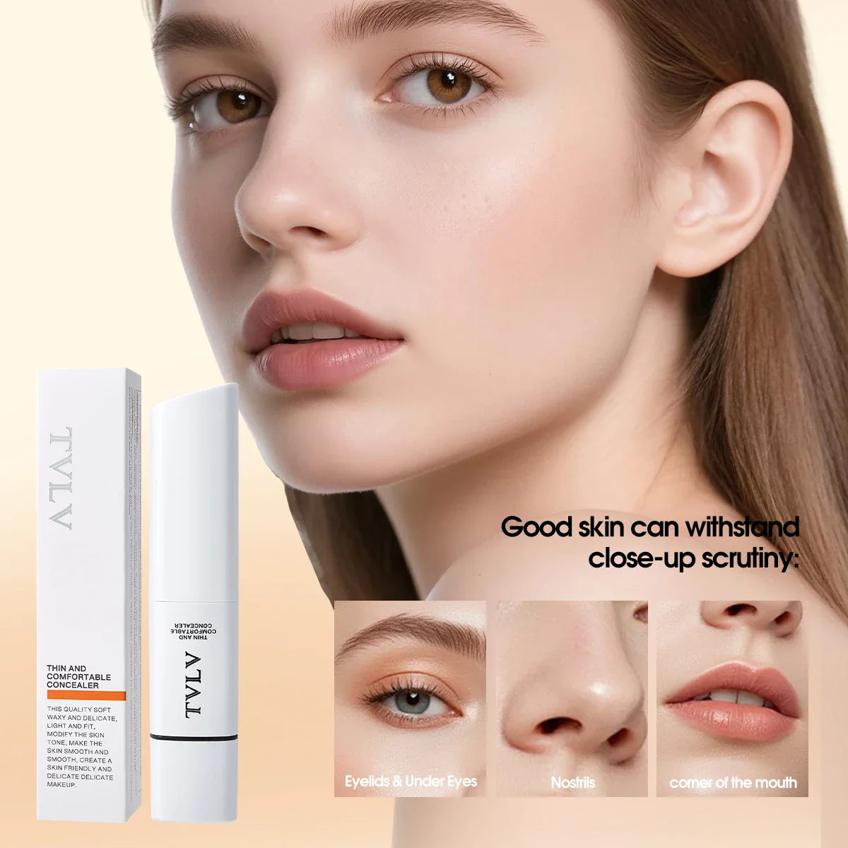 Double-Ended Cream Concealer – Full Coverage Natural Finish