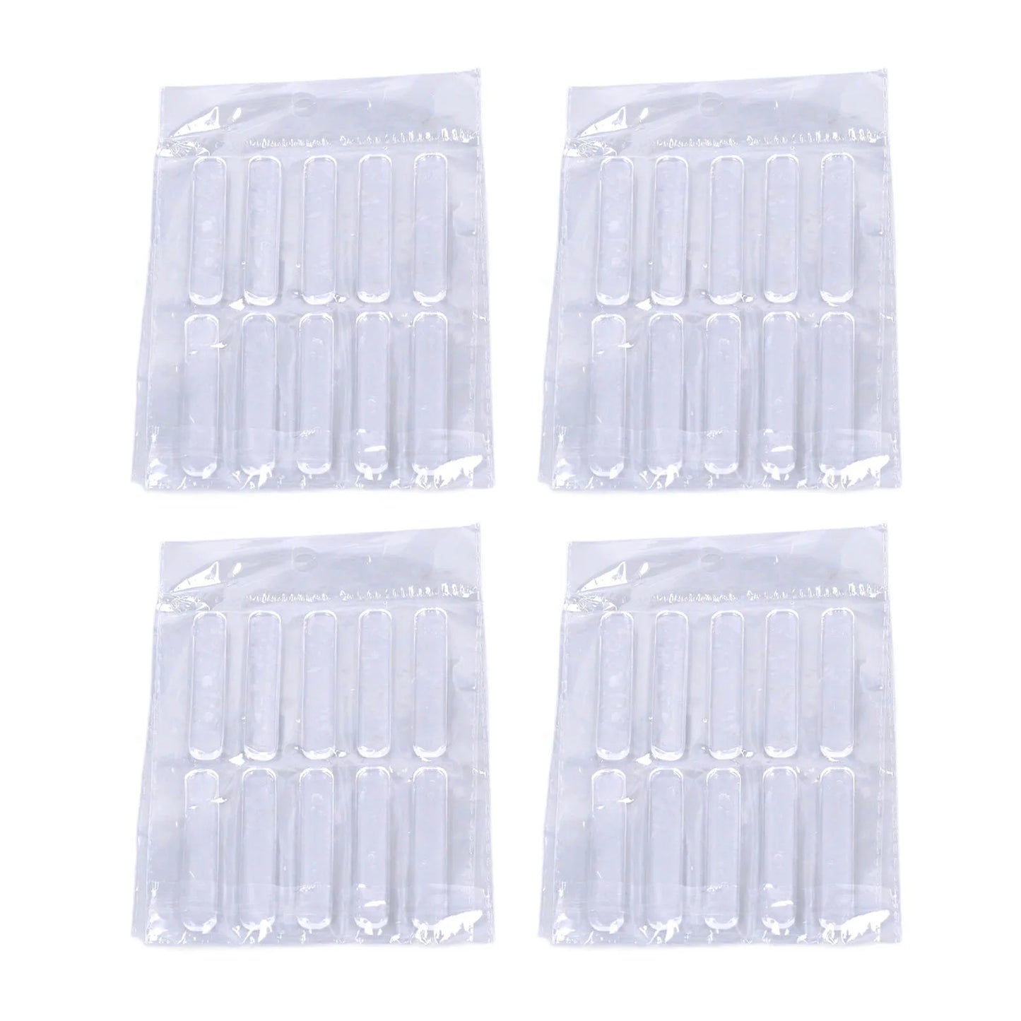 Bumpers Strip Reusable PU Transparent Cabinet Door Bumper Residue Waterproof Adhesive for Drawer Peaceful Pleasures Health and Wellness