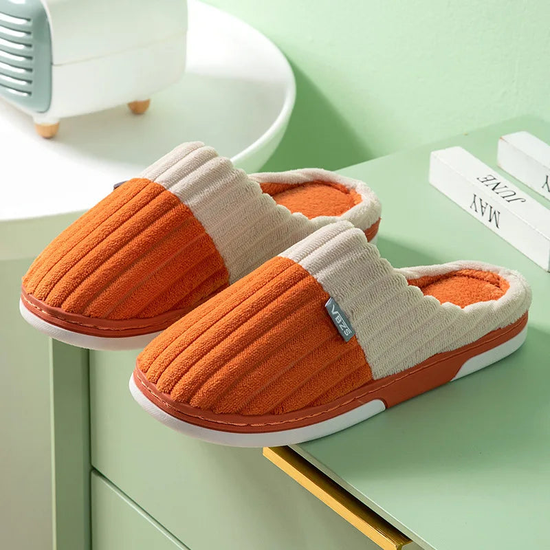 Women's Fuzzy Plush House Slippers – Soft Fluffy Indoor Slides