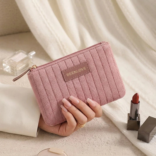 Travel Cosmetic Bag Portable Makeup Organizer Case With Holland Velvet Material For Travel Toiletries Storage Peaceful Pleasures Health and Wellness