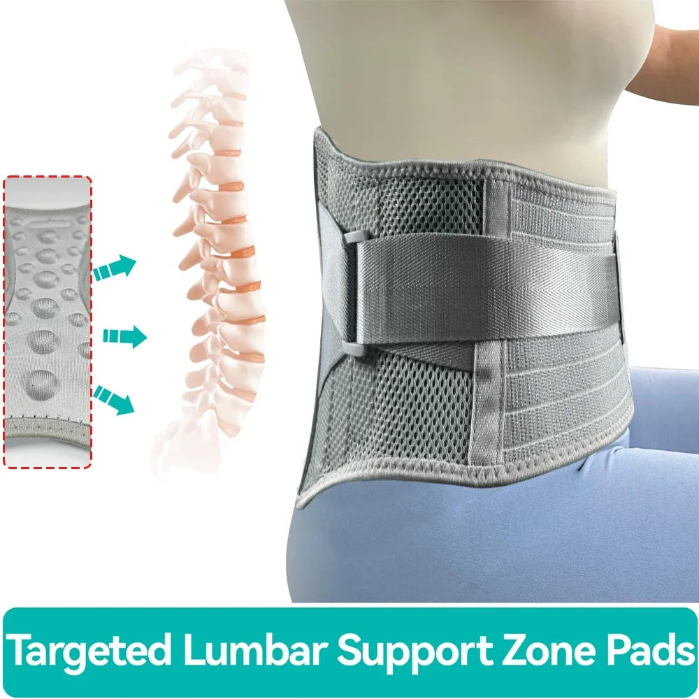 WEFITON Back Support Belt | Sciatica & Herniated Disc Relief Lumbar Support Brace Peaceful Pleasures Health and Wellness