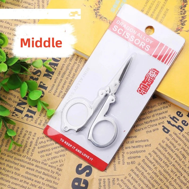Folding Scissors Pocket Travel Small Crafts Sharp Blade Emergency