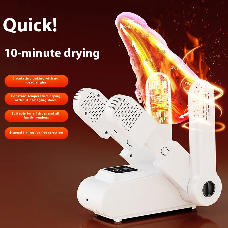 HOMEFISH Portable Shoe Dryer – Dehumidifier & Odor Remover