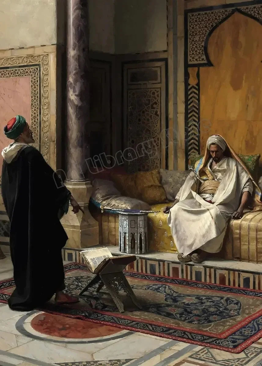 Canvas Painting Gerome Classic Artwork Arabs Living Landscape Poster Arabic Carpet Merchant Wall Art Pictures Home Decor Peaceful Pleasures Health and Wellness 19 30x40cm Unframed