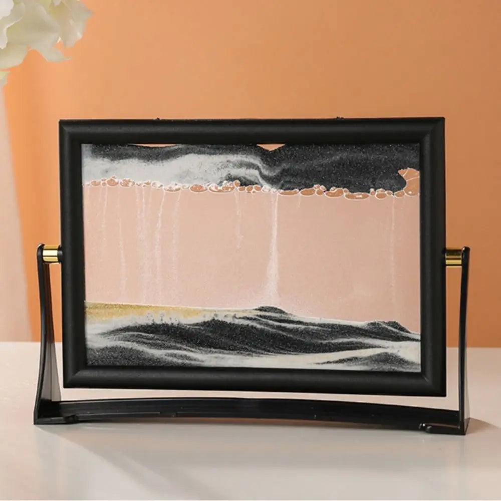 Rotatable 3D Sand Art Picture | Flowing Sandscape Home Décor