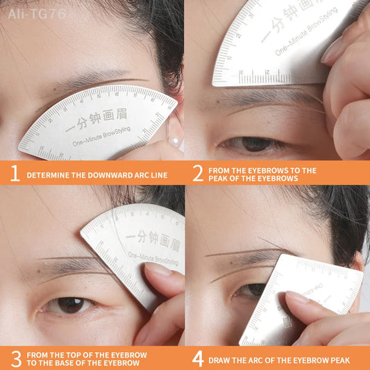 Eyebrow Mapping Ruler – Microblading Brow Shaping Stencil Eyebrow Mapping Tool Peaceful Pleasures Health and Wellness